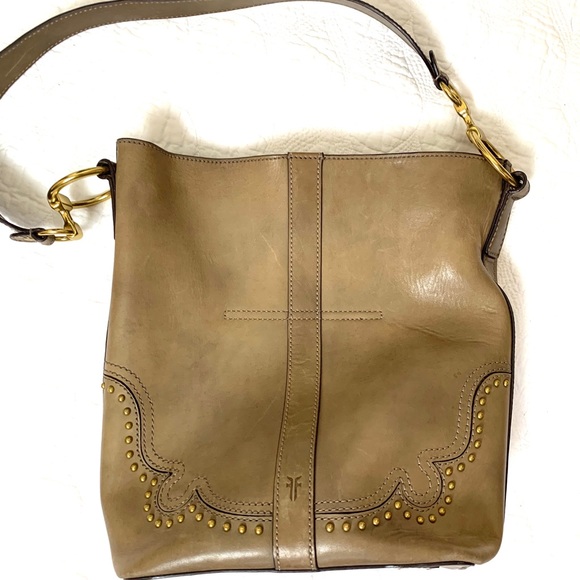 frye studded hobo